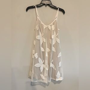 Cream Love Fire Dress- XSmall
